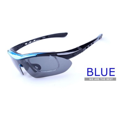 Professional Custom 5 interchangeable micas cycling glasses with FDA CE ANSI certification