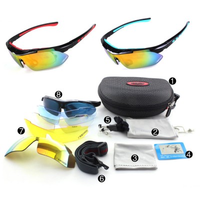 Custom sports eyewear polarized lens sunglasses glasses with wipers