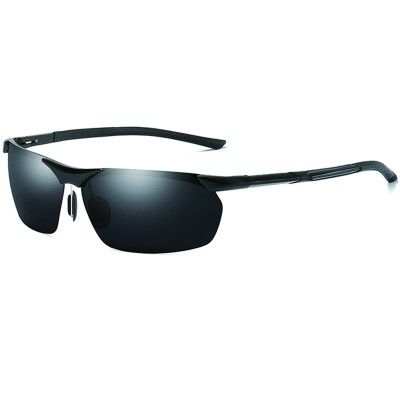 Custom high quality Al-Mg men sun glasses Anti-scratch sunglasses for shades